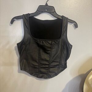 Black corset top